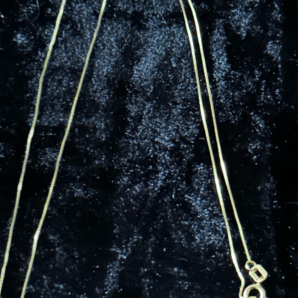 10K Solid Yellow Gold Box Chain Necklace 20” Classic Fine Jewelry |